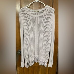 Soft surrounding open knit sweater. Size XL